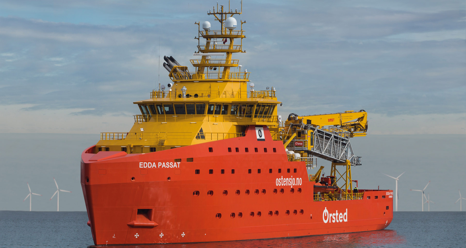 FJ collaborated in the construction of the support vessel Edda Passat