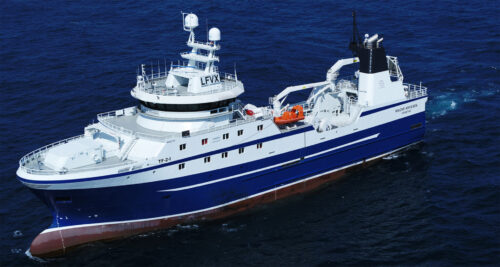 FJ was involved in this sophisticated steel freezer trawler Magne Arvesen