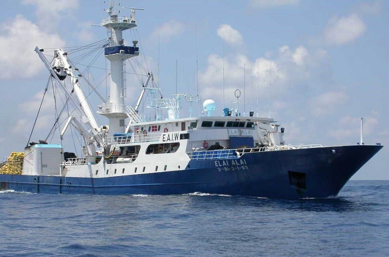 Elai alai fishing tuna vessel
