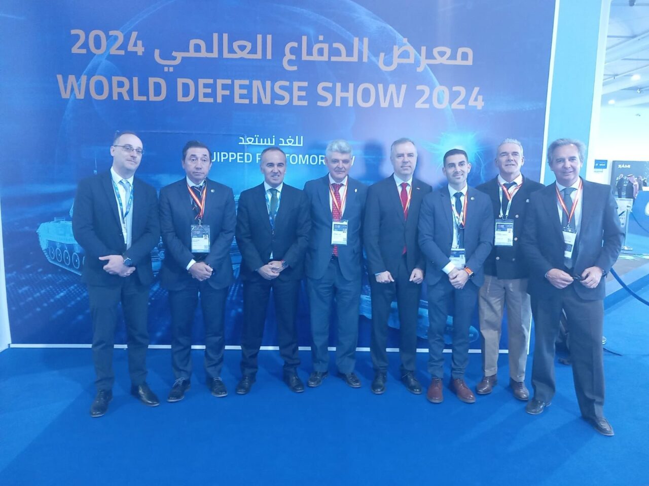 Our team at World Defense Show