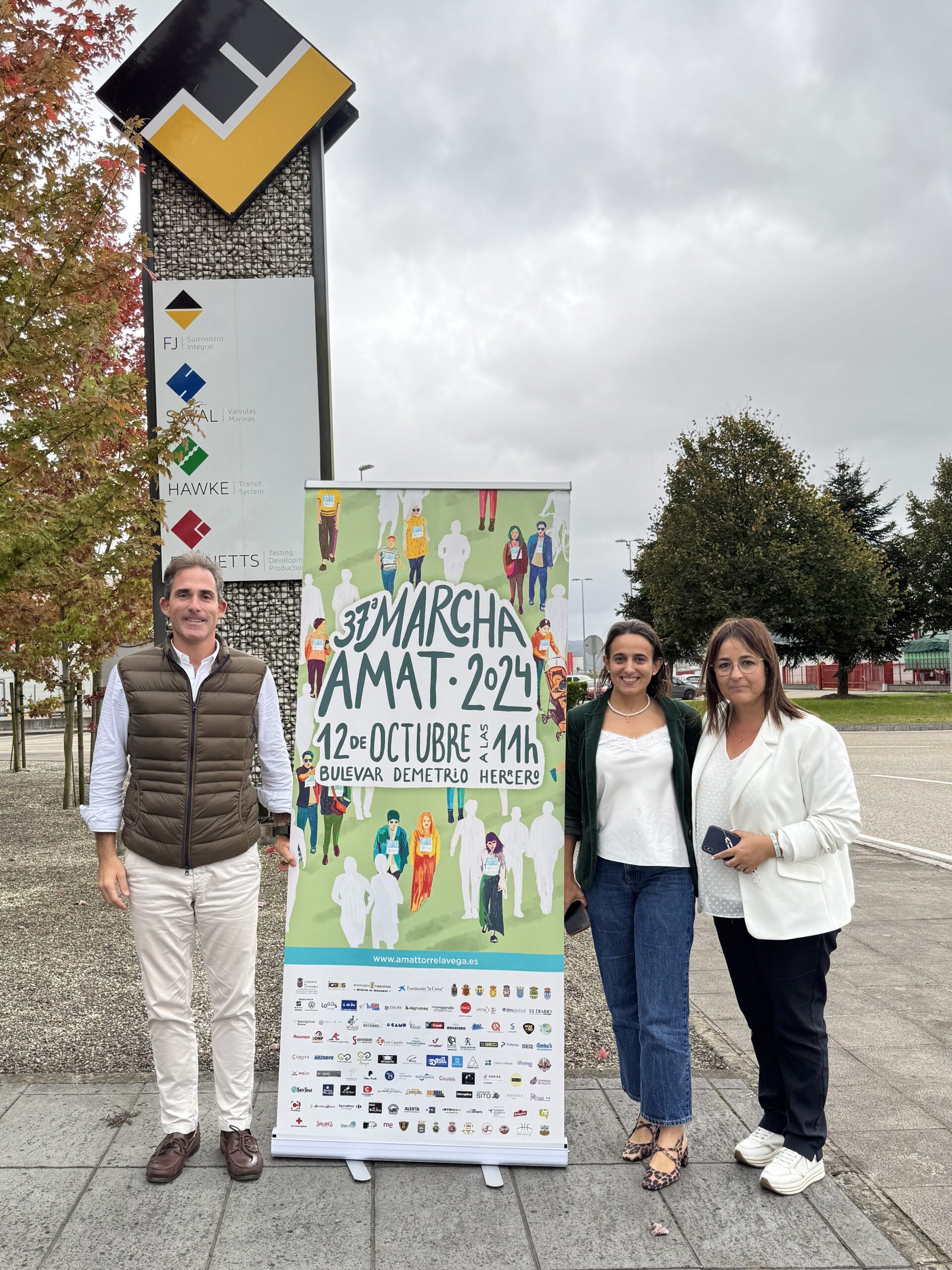 Grupo fernandez jove participa en la marcha solidaria AMAT