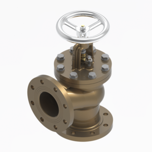 Saval Globe Angle Valve Stop Type in bronze