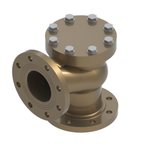Saval piston check angle valves bronze