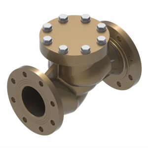 Piston Check Straight Valve in bronze